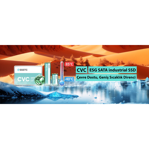 SSSTC Kioxia CVC 1024 GB  Dayankl� End�striyel Sata SSD CVC-CD1024