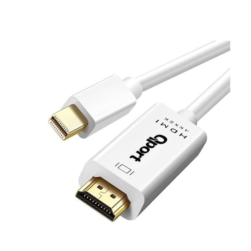 QPort Q-DPM 1.8 Metre Mini Display Port HDMI Kablo