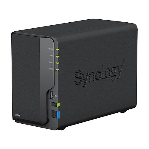SYNOLOGY DS223 REALTEK RTD1619B (1.7GHz 4CORE) 2GB RAM- 2x3