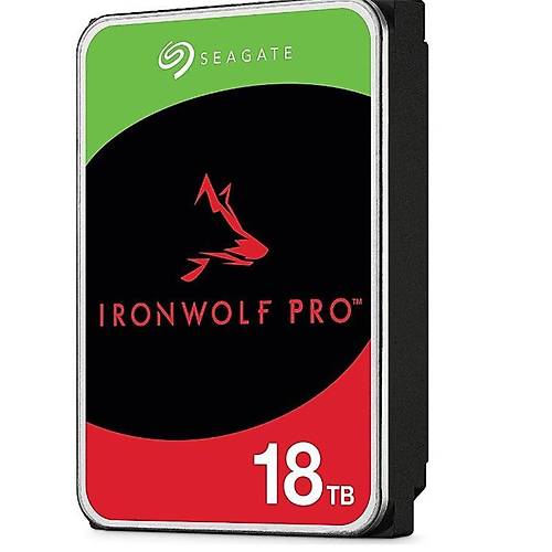 18 TB SEAGATE 3.5 IRONWOLF PRO SATA3 7200RPM 256MB ST18000NT001 (Resmi Distribit�r �r�n�)