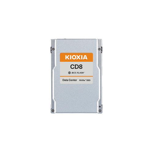 Kioxia 960Gb CD8-R Nvme 1.4 7100 PCIe 4.0 2.5inch 15mm 3D TLC 7200mbs Okuma 1800mbs Yazma KCD8XRUG960G Data Center Ssd
