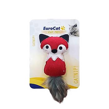 EuroCat Kedi Oyuncağı Kırmızı Sincap 14 cm