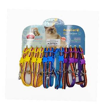 EuroCat Kedi Boy.Tas.Yaldz Mavi 10mm28cm(12 li)