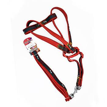 EuroDog Kpek Uz.+Gs Tasmas Krmz 25mm 120cm