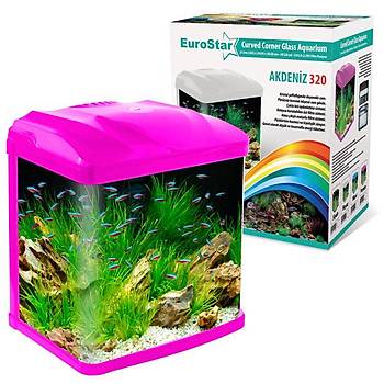 EuroStar Akdeniz 320 Pembe Akvaryum 4w Led (32x23x38,5)