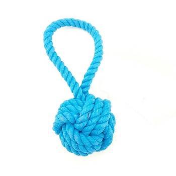 EuroDog Di pi Mavi Beyaz p rme Topuzlu 18 Cm