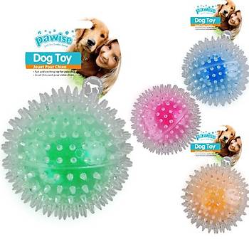Pawise Flash Bouncer Ball Ikl effaf Plastik Top Kedi Oyunca 8 cm