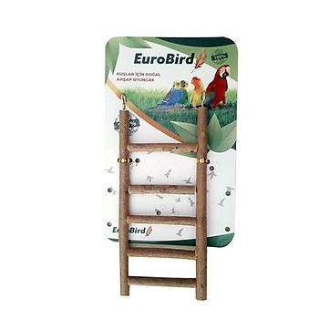 EuroBird Doğal Ahşap Kuş Oyuncağı Merdiven 5 Basamak