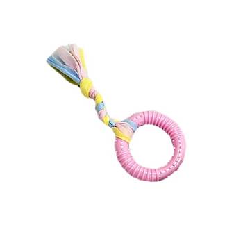 EuroDog Puppy Toys Pembe Halka Di Kama Oyunca
