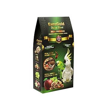 EuroGold Deluxe Papağan Fruits-Nuts 650 Gr