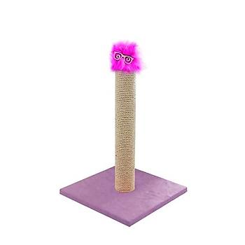 Oyuncakl Kedi Trmalama Tahtas Pembe 47cm