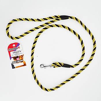 EuroDog Kpek Uzatma 8mm x 120cm Sar Siyah