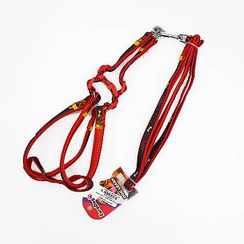 EuroDog Kpek Uzatma + Gs Tasmas Krmz 120cm
