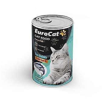 EuroCat Ton Para Etli Yt. Kedi Konserve 400 Gr