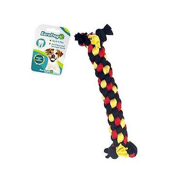 EuroDog Dumbell Di pi Siyah Sar Krmz 14 Cm