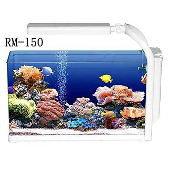 Nano Yksek Akvaryum Dokunmatik Led Ik (50x15x36) Beyaz