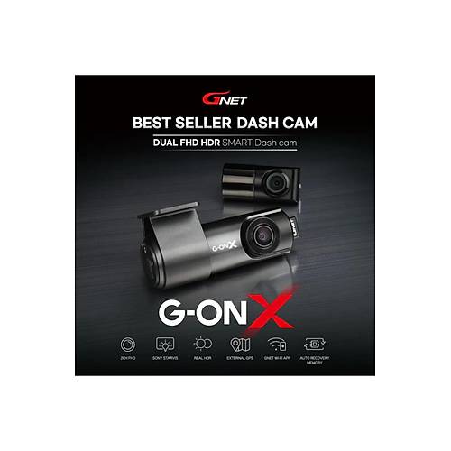Gnet GONX 2CH HDR FullHD Wi-Fi Ara Kameras