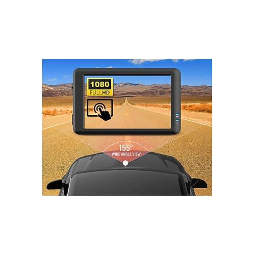 Lx2000 Fullhd 2 Kameral Ips Gvenlik Kod Ekranl Adas+gps Dahil Ara Kameras