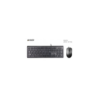A4 TECH KR-9276, Siyah, USB Kablolu, Türkçe Q, Multimedya, Klavye Mouse Set