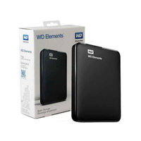 WD WDBU6Y0020BBK-WESN, Elements, 2TB, 2.5", USB3.0, Tanabilir, Harici HDD, Siyah