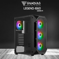 GAMDIAS LEGEND-1660, i5-12400F, 16Gb Ram, 512Gb NVMe SSD, 6Gb GDDR6 GTX1660TI Ekran Kart, 500W Kasa, Free Dos GAMING PC