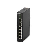 DAHUA PFS3206-4P-96, 4 Port, 3FE PoE+1GE Hi-PoE 2xSFP Endstriyel Switch Ynetilemez,  Switch