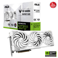 ASUS TUF-RTX5070TI-O16G-WHITE-GAMING, 16Gb, 256Bit, GDDR7, 2xHDMI, 3xDP GAMING Ekran Kart�