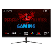 RAYDIN MM27DFI-180HZ, 27", 1ms, 180Hz, Full HD, HDMI, DP, IPS LED, Flat, Frameless, FreeSync Gaming Monit�r