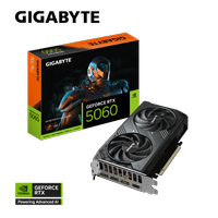 GIGABYTE GV-N5060WF2MAX OC-8GD, RTX5060, WINDFORCE MAX OC, 8Gb, GDDR7, 128BIT, 2 Fanl, 1xHDMI, 3xDP, GAMING Ekran KARTI
