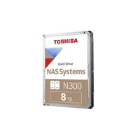 TOSHIBA N300, MN10ADA800S, 3.5", 8TB, 512Mb 7200 Rpm, SATA3, 7/24 NAS, SERVER, HDD