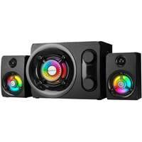 RAMPAGE RMS-G8,Antares, 25W, 2+1, Masa�st�, FM/BT/SD/USB, Rainbow Ayd�nlatma, Siyah Kasa, Speaker