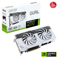 ASUS DUAL-RTX4070-O12G-WHITE, 12Gb, 192Bit, GDDR6X, 1xHDMI, 3xDP GAMING Ekran Kart