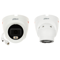 DAHUA  IPC-HDW2449TL-S-LED-PRO  4Mpix, WizColor, 2,8mm Lens,H265+, 30Mt Gece Gr, IP67, Dahili Mikrofon, PoE Dome IP Kamera