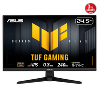 ASUS TUF GAMING VG259QM5A 24,5" 0.3ms, 240Hz, Full HD, DP, 2xHDMI, Hoparlr, Fast IPS LED, ELMB Sync Premium, GAMING Monitr
