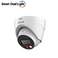 DAHUA IPC-HDW1439V-A-IL 4Mpix, 2,8mm Lens, Entry Smart Dual Light Fixed-Focal Eyeball, H265+,  30Mt Gece Gr,  IP67, Mikrofonlu, PoE Dome IP Kamera