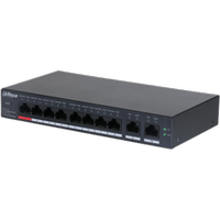 DAHUA CS4010-8ET-110, 8 Port, Megabit, 8 Port PoE, 110W, +2 Port Uplink, Cloud Ynetilebilir, Switch