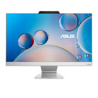 ASUS A3402WVAK-SDC1790W, i7-1355U, 23,8"  FHD Ekran, 16Gb DDR5 Ram, 512Gb SSD, Wi-Fi 6, Type-A, Type-C, Paylaml Ekran Kart, Free Dos, All In One PC, (Beyaz)
