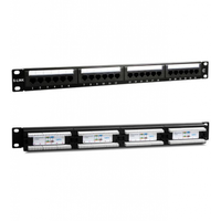 S-LINK SL-F624 Cat6 Patch Panel, 24-Port, UTP, 1U 