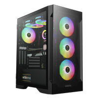 GAMDIAS TALOS E2 Elite, 850W, Tempered Glass, ARGB, 80+ Bronze, ATX GAMING KASA