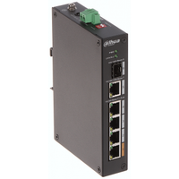 DAHUA PFS3106-4ET-60-V2,  6 Port, Megabit,  4FE PoE Port (4xPoE 60W) ,1GE Uplink, 1GE SFP Ynetilemez Switch