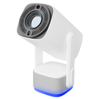 EVEREST PJ08, Beyaz, 150 LED Lmen, 1280x720, 1xHDMI, 1xUSB, WiFi, Bluetooth, 30.000 Saat Led mr, 6W Speaker, 5200mAh Batarya, Tanabilir, Android 11, 4K Destekli Projeksiyon Cihaz