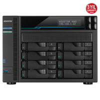 ASUSTOR AS6508T, 8Gb DDR4 Ram, 8 Yuval� (8x22TB Destek), 2xM.2 NVMe PCI-e, 2x10GbE, 2x2.5GbE Network, 2xUSB 3.2, Tower NAS (Yedekleme) Cihaz�