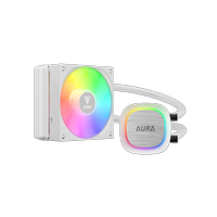 GAMDIAS AURA GL120 V2 WH, White Edition, 120mm,  RGB, 1 Fanl, CPU Sv Soutma