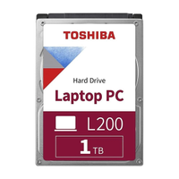 TOSHIBA L200, Notebook HDD, HDWL110UZSVA, 2.5", 1TB, 128Mb, 5400 Rpm, Notebook HDD (T�rkiye Distrib�t�r� Garantili)