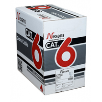 NEXANS CAT6, 305M, 23AWG (0,58mm), UTP, %100  Bakr, LSZH Halogen Free, Kablo (Turuncu)