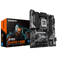 GIGABYTE B760 GAMING X GEN5, 4xDDR5, 3xM.2, DP, HDMI, Type-C, 13-14.Nesil, LGA1700 Soket, GAMING Anakart
