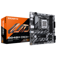GIGABYTE B840M DS3H, 4xDDR5, 2xM.2, 2xDP, HDMI, Type-C, AM5 Soket GAMING Anakart