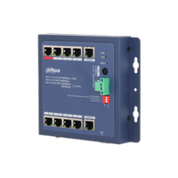 DAHUA CHS4110-8ET-90-F, 8 Port, Megabit, PoE 90W, 1 Port Uplink, 1 Port Combo, Cloud Y�netilebilir, Switch