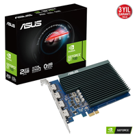 ASUS GT730-4H-SL-2GD5, 2Gb, GDDR5, 64Bit, 4xHDMI Ekran Kart