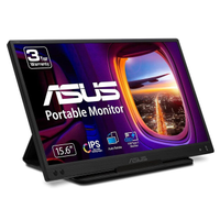 ASUS ZenScreen MB166C 15.6" 5ms, 60Hz, Full HD, USB-C, Dk Mavi Ik, FreeSync, IPS Panel, Tanabilir USB Monitr